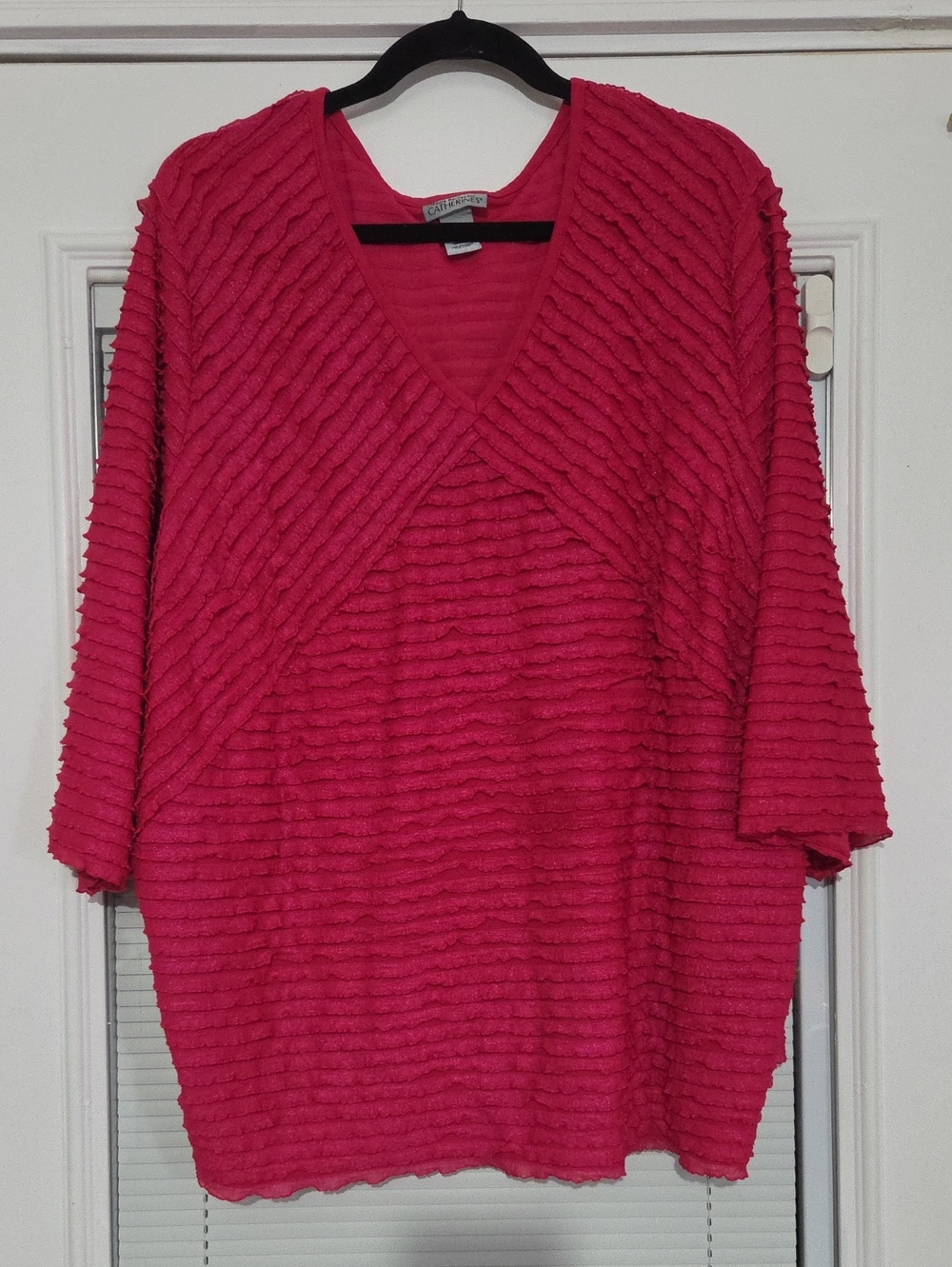 Maggie Barnes For Catherines Hot Pink 2x Blouse/shirt